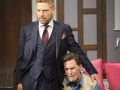 The Painkiller (Kenneth Branagh Theatre Company) Kenneth Branagh (Ralph), Rob Brydon (Dudley)_Credit Johan Persson_00499